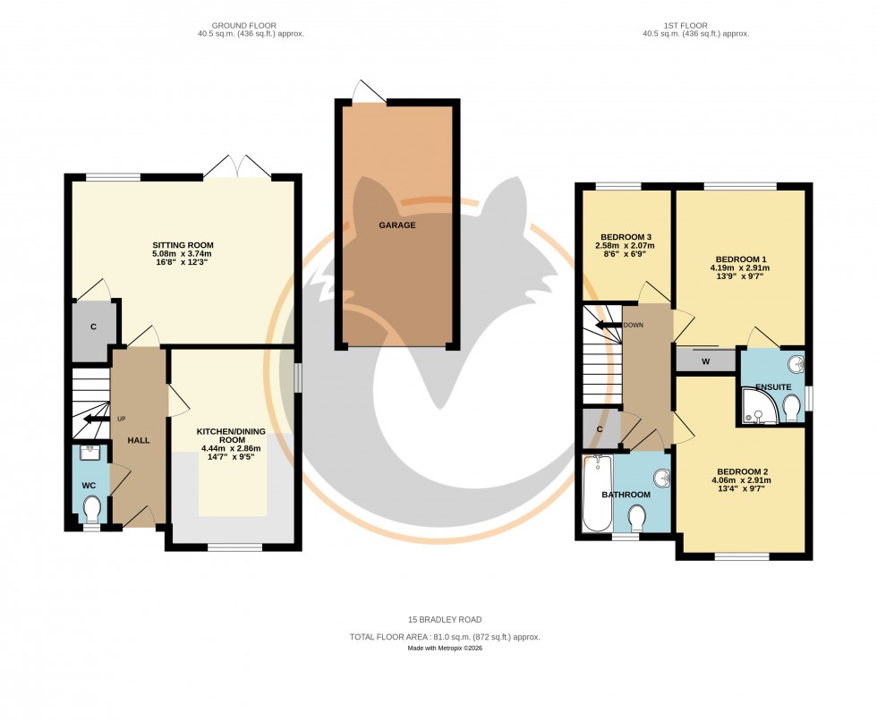 Floorplan for Milford on Sea, Lymington, Hampshire