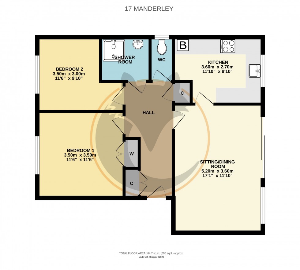 Floorplan for Sea Road, Milford On Sea, Lymington