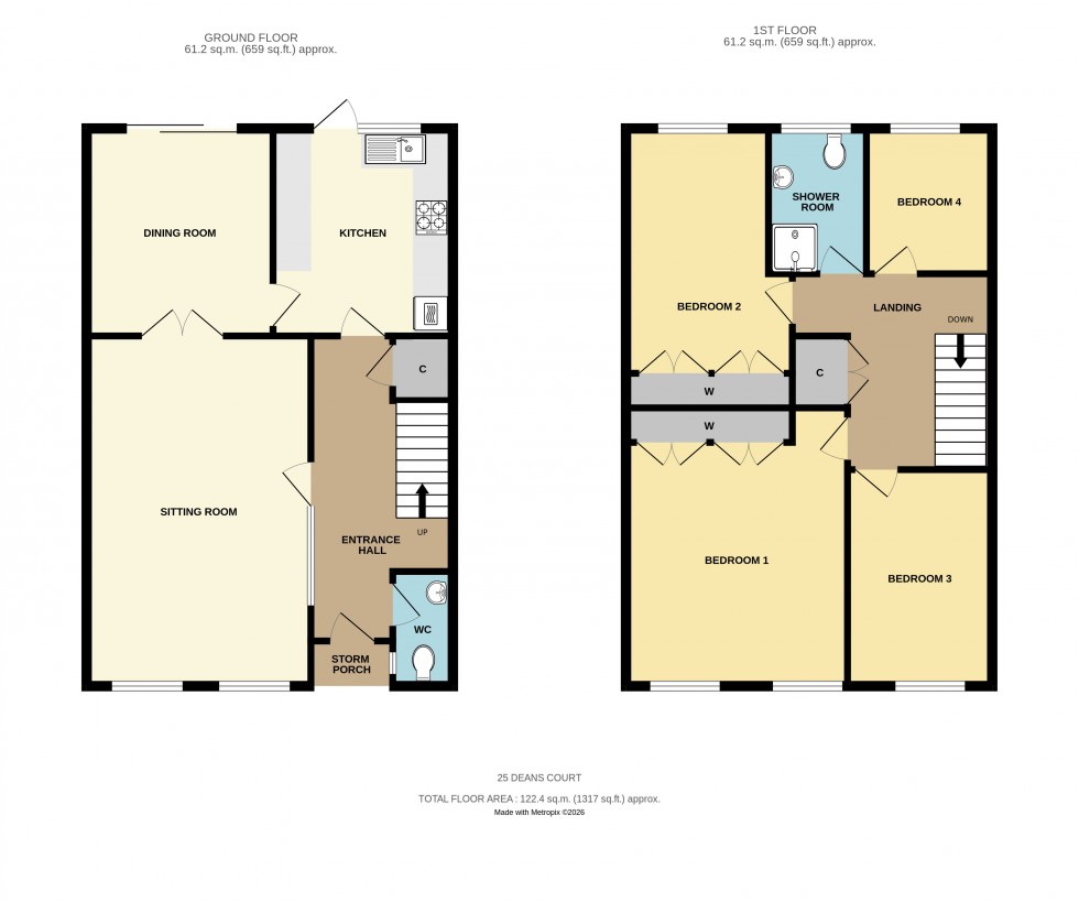 Floorplan for Milford on Sea, Lymington, Hampshire