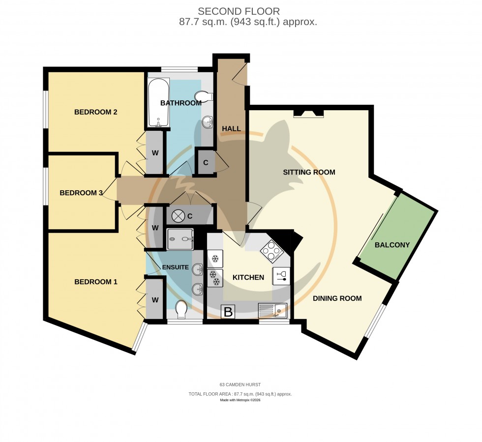 Floorplan for Milford on Sea, Lymington, Hampshire