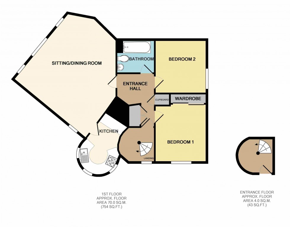 Floorplan for Milford on Sea, Lymington, Hampshire