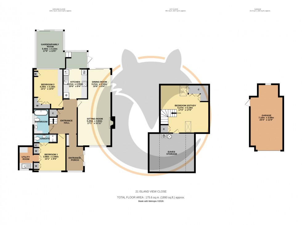 Floorplan for Milford on Sea, Lymington, Hampshire