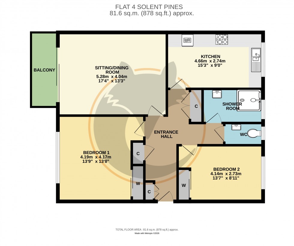 Floorplan for Milford on Sea, Lymington, Hampshire