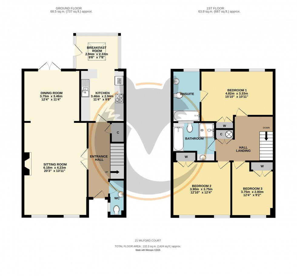 Floorplan for Milford on Sea, Lymington, Hampshire