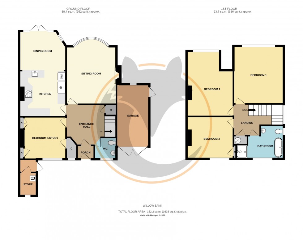 Floorplan for Milford on Sea, Lymington, Hampshire