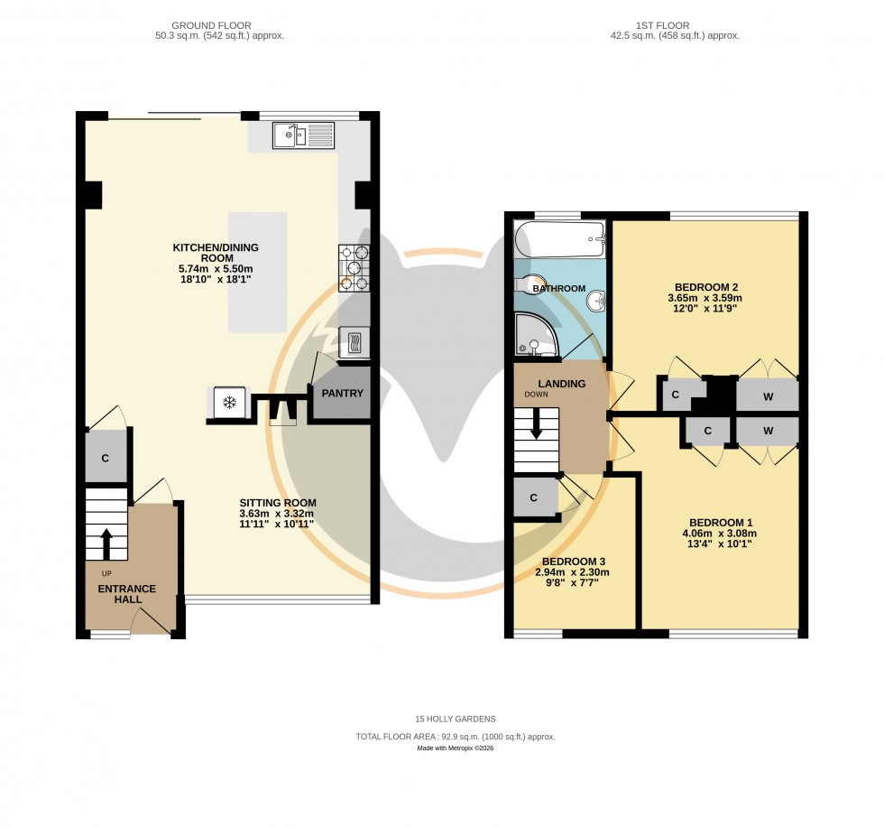 Floorplan for Milford on Sea, Lymington, Hampshire