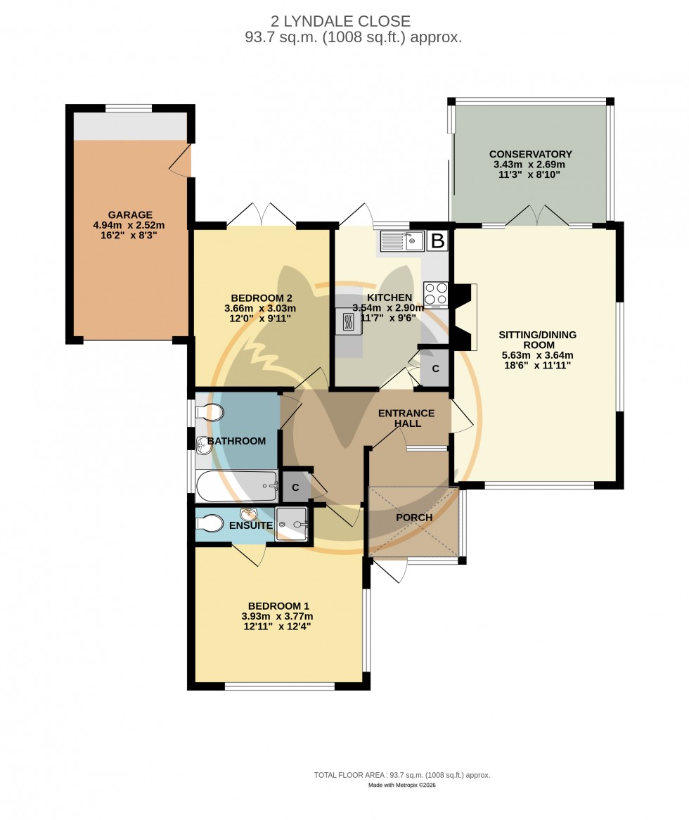 Floorplan for Milford on Sea, Lymington, Hampshire