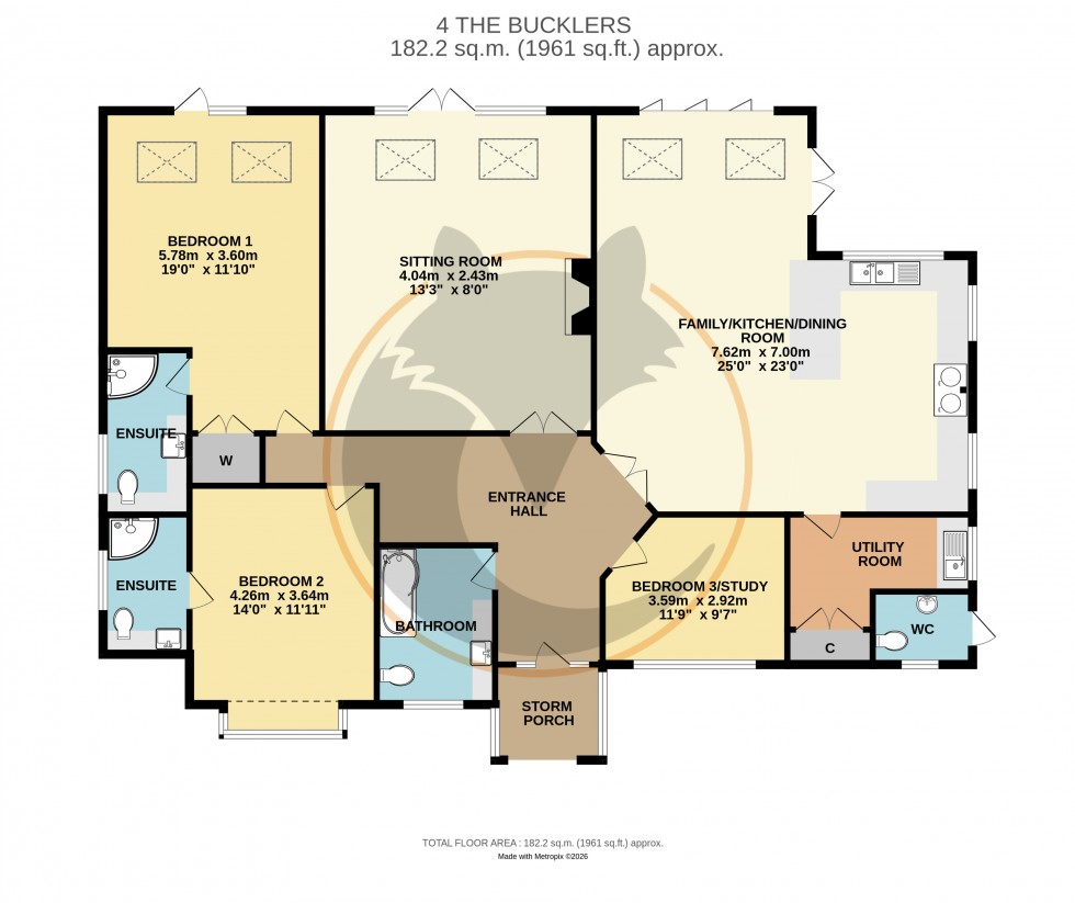 Floorplan for Milford on Sea, Lymington, Hampshire
