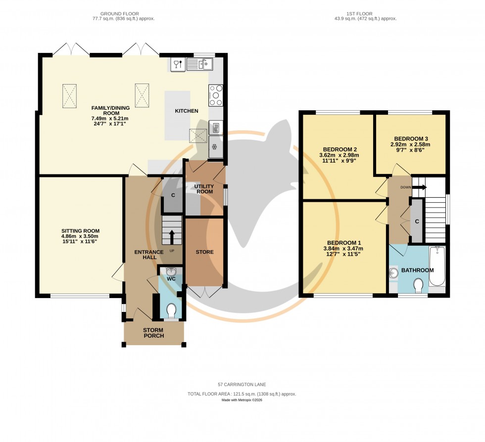 Floorplan for Milford on Sea, Lymington, Hampshire
