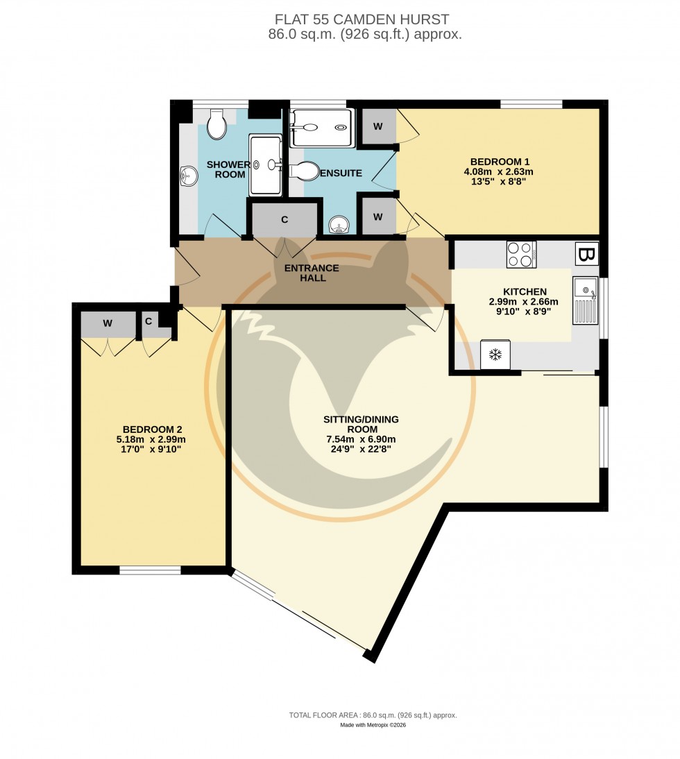 Floorplan for Milford on Sea, Lymington, Hampshire