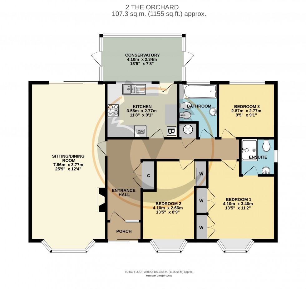 Floorplan for Milford on Sea, Lymington, Hampshire