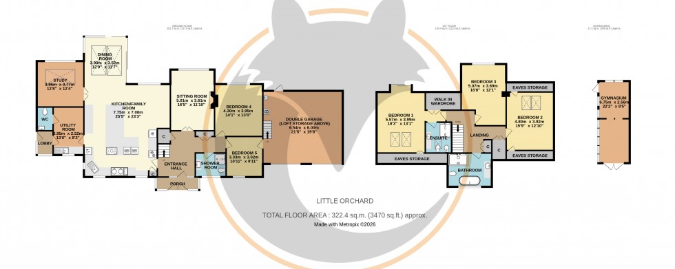 Floorplan for Milford on Sea, Lymington, Hampshire