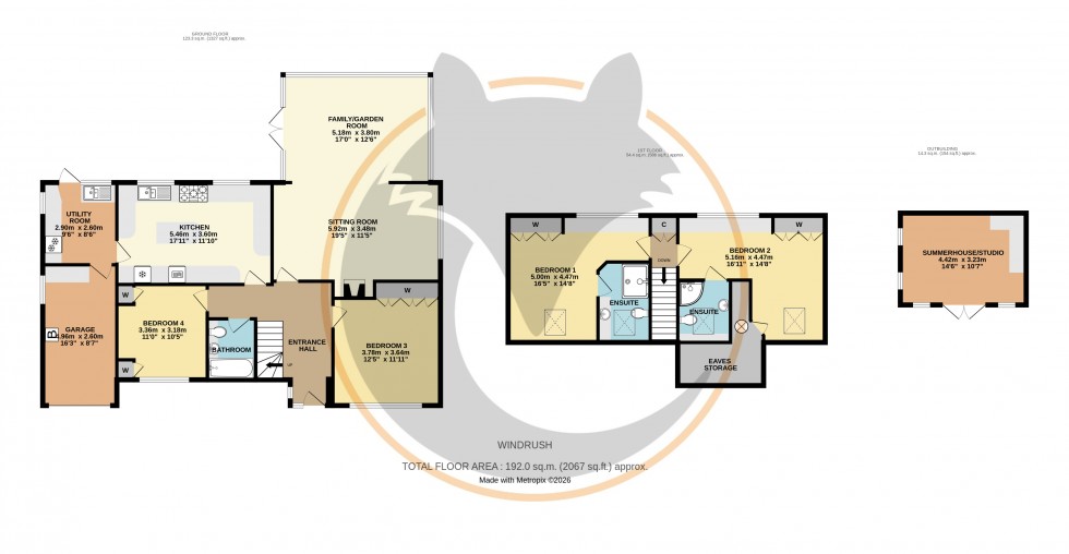 Floorplan for Milford on Sea, Lymington, Hampshire