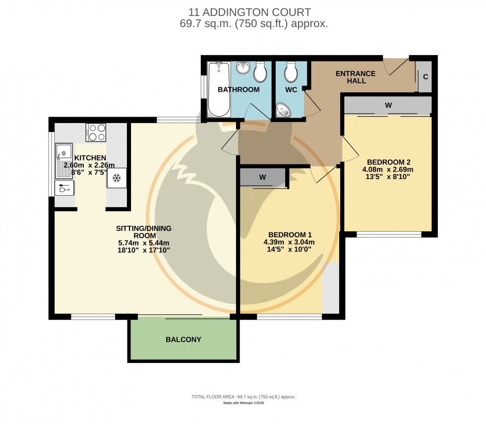 Floorplan for Milford on Sea, Lymington, Hampshire