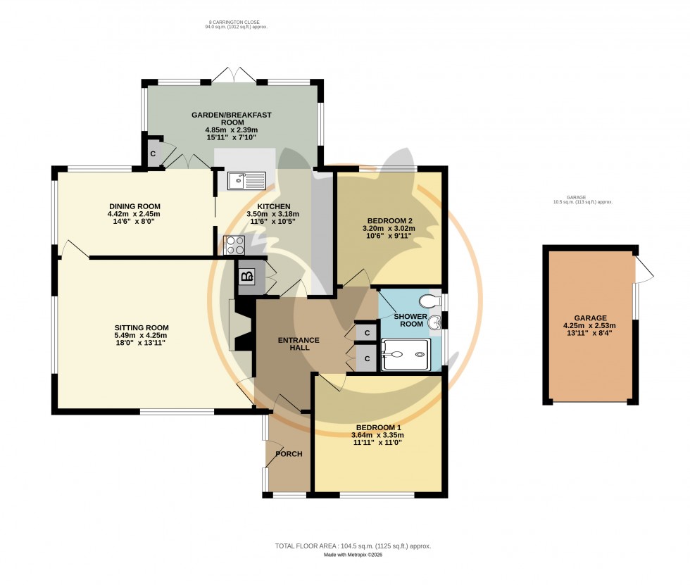 Floorplan for Milford on Sea, Lymington, Hampshire