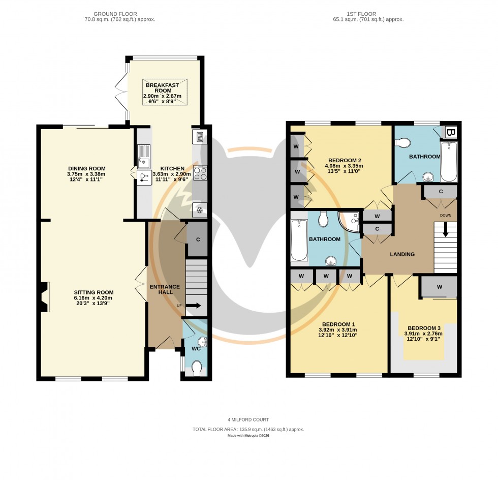 Floorplan for Milford on Sea, Lymington, Hampshire