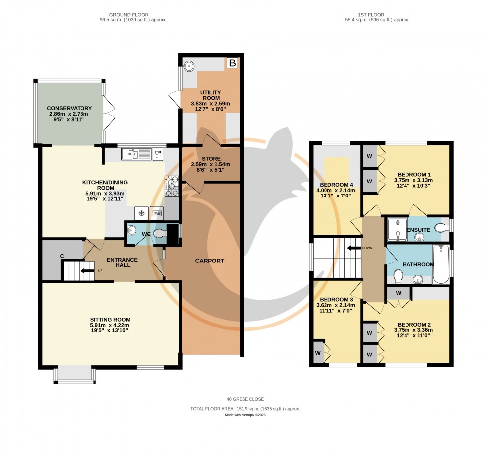 Floorplan for Milford on Sea, Lymington, Hampshire