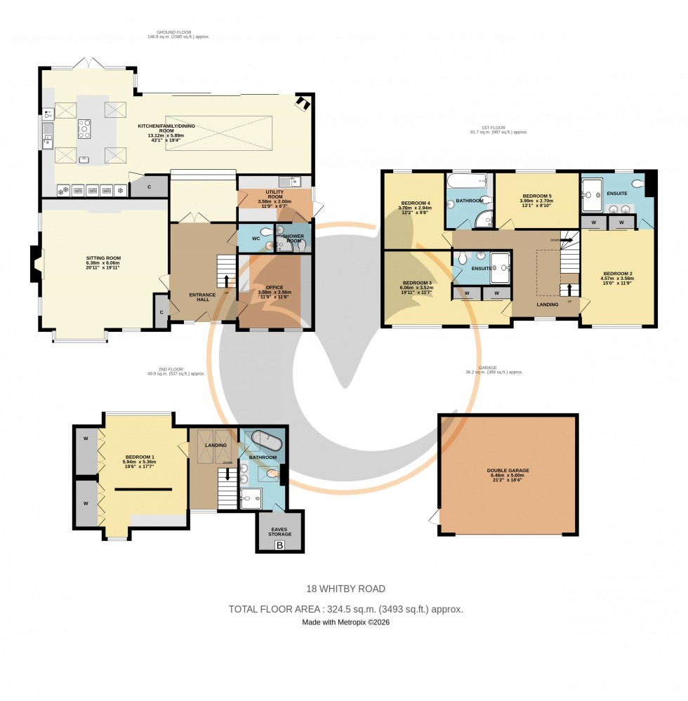 Floorplan for Milford on Sea, Lymington, Hampshire