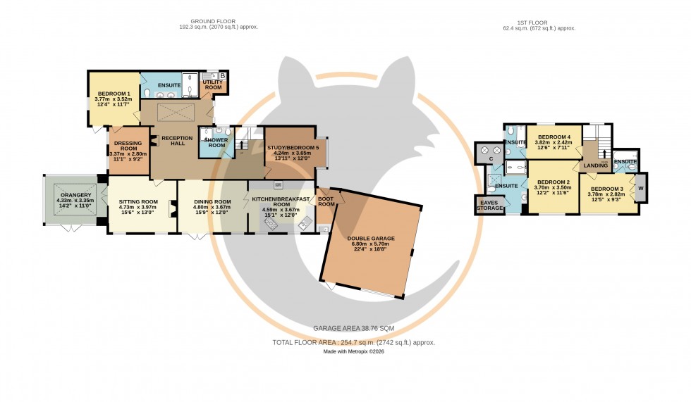 Floorplan for Milford on Sea, Lymington, Hampshire
