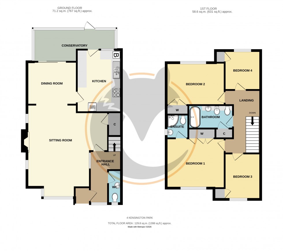Floorplan for Milford on Sea, Lymington, Hampshire