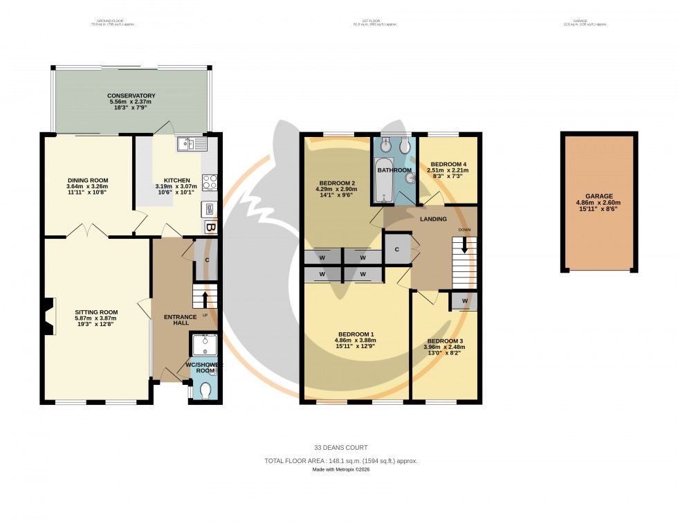 Floorplan for Milford on Sea, Lymington, Hampshire