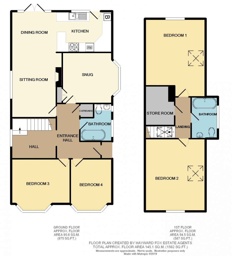 Floorplan for New Milton, Hampshire