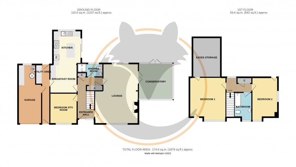 Floorplan for Everton, Lymington, Hampshire
