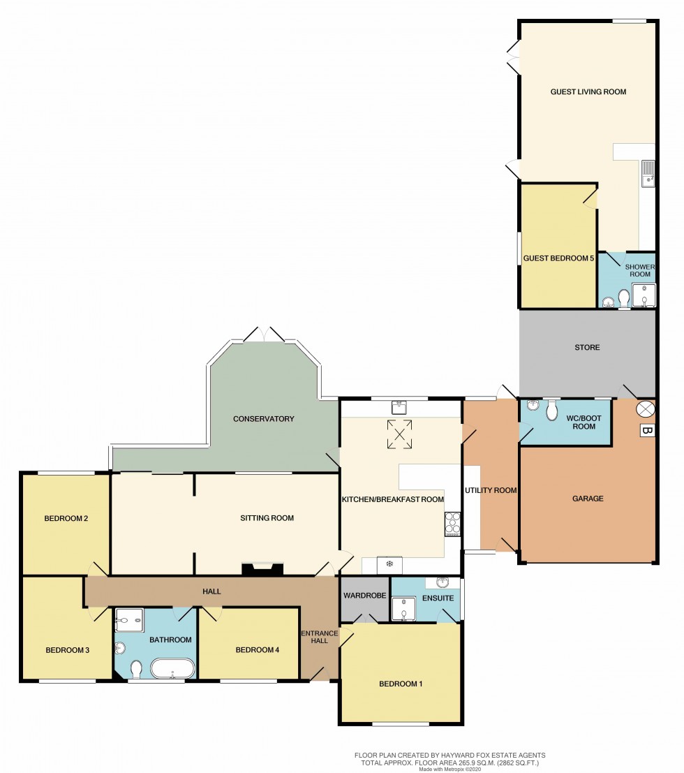 Floorplan for New Milton, Hampshire