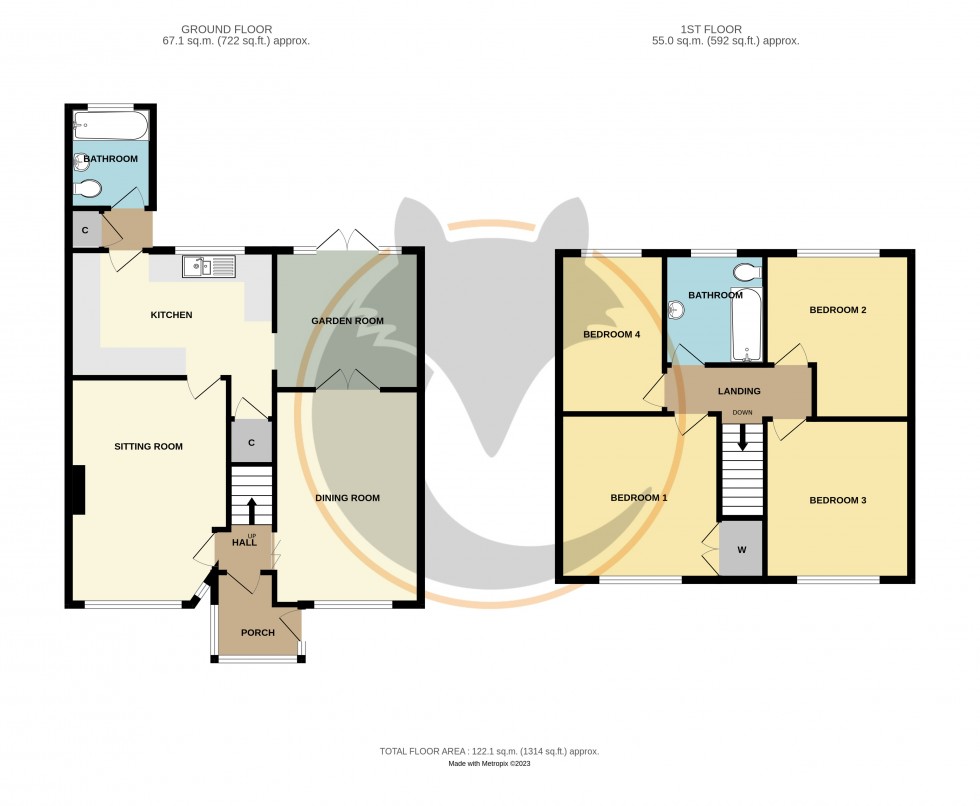 Floorplan for New Milton, Hampshire