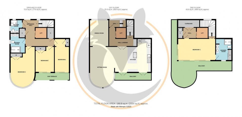 Floorplan for New Milton, Hampshire
