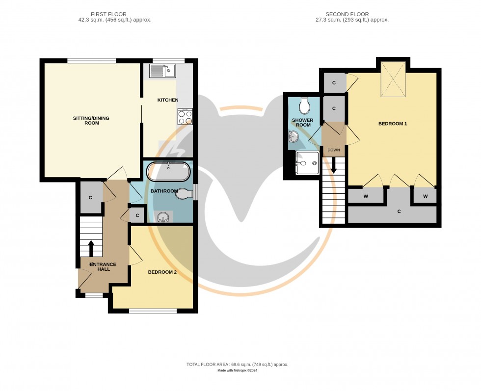 Floorplan for New Milton, Hampshire