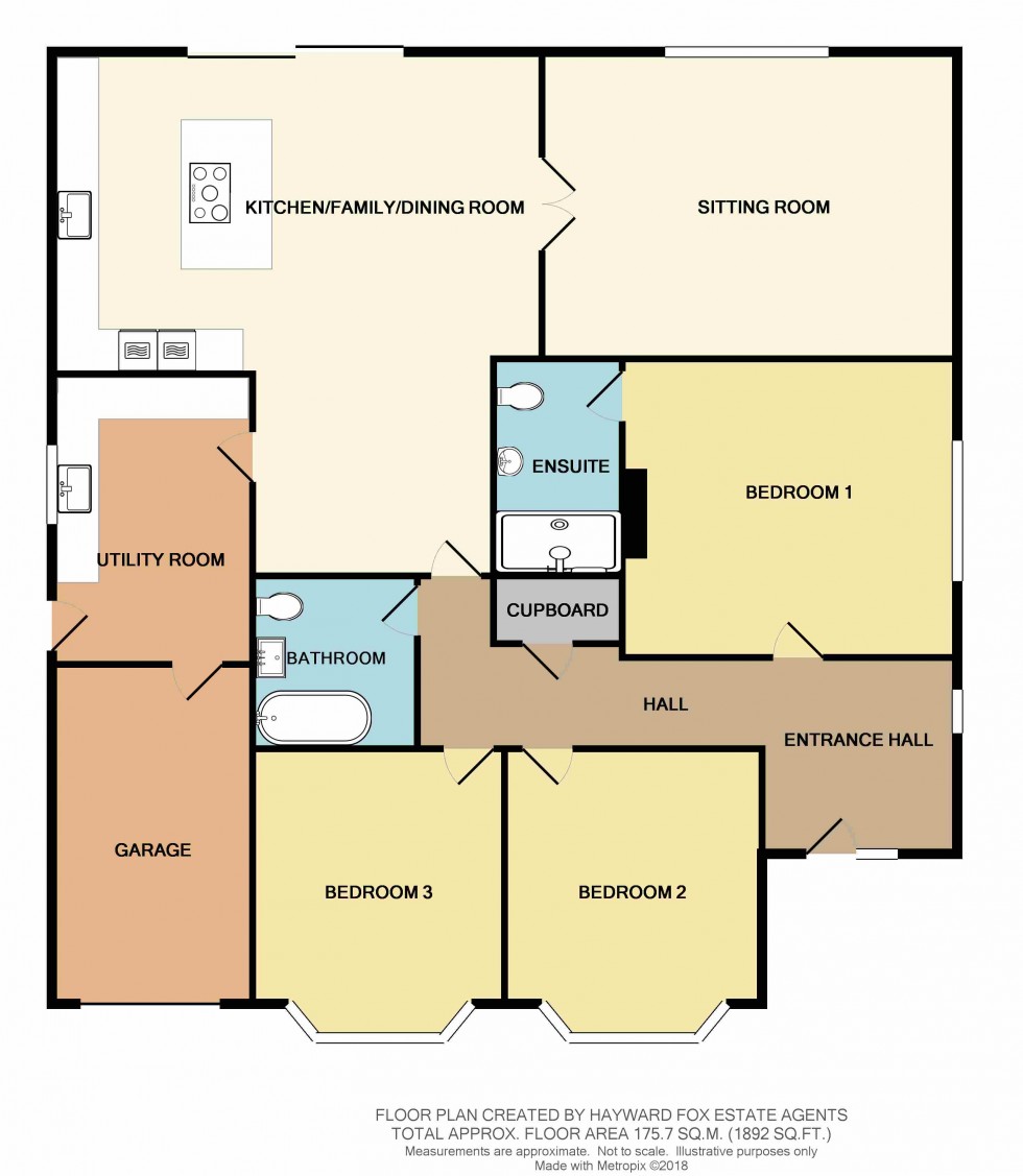 Floorplan for New Milton, Hampshire
