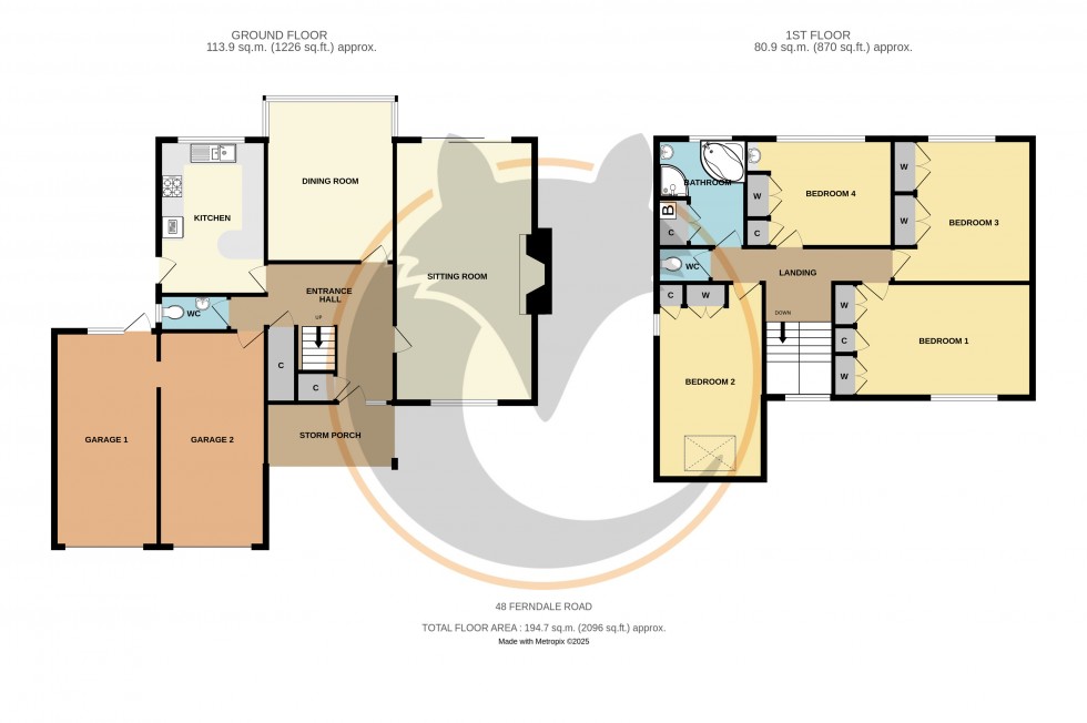 Floorplan for New Milton, Hampshire