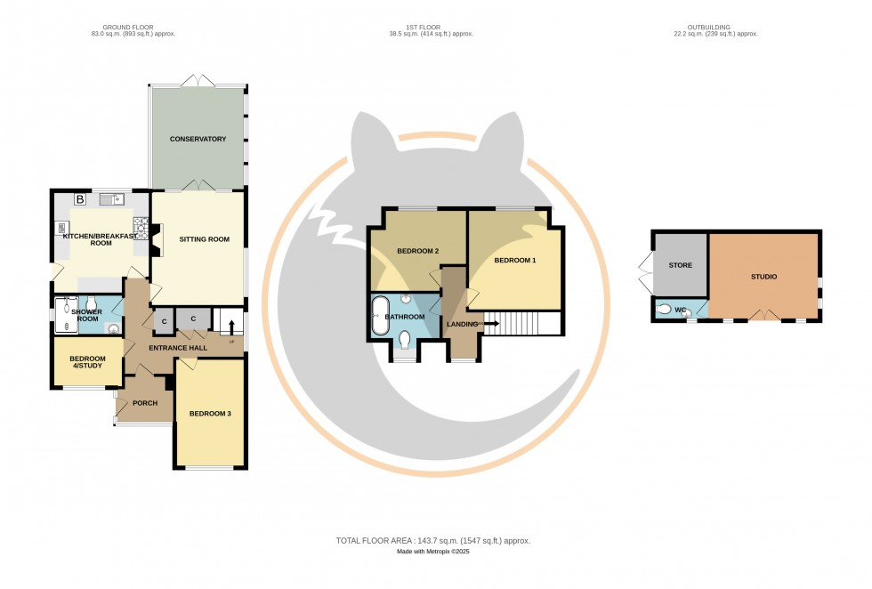 Floorplan for Hordle, Lymington, Hampshire