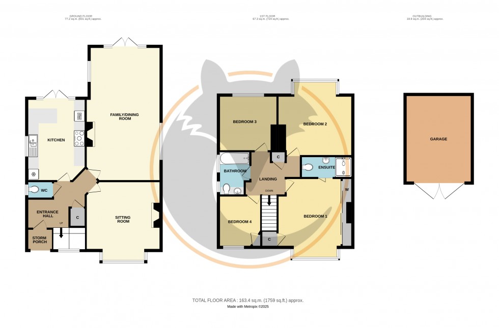 Floorplan for Barton on Sea, New Milton, Hampshire