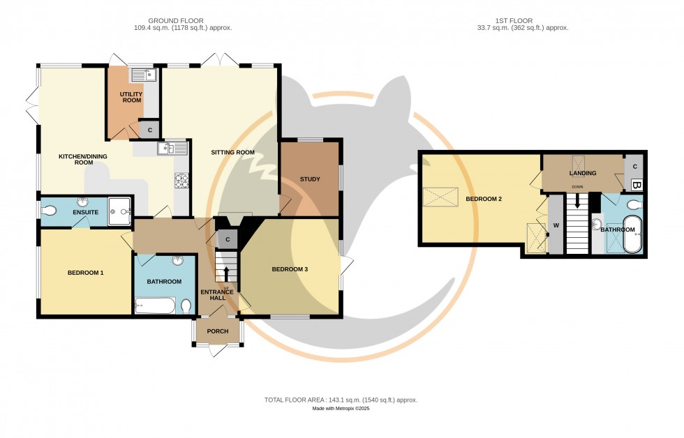 Floorplan for Hordle, Lymington, Hampshire
