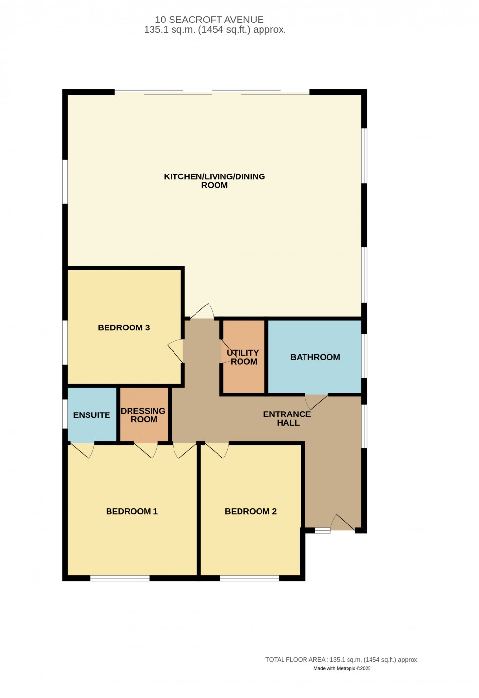 Floorplan for Barton on Sea, New Milton, Hampshire