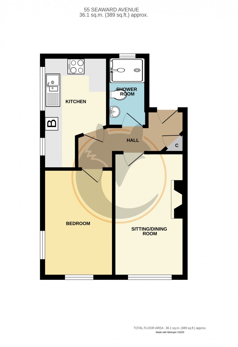 Floorplan for Barton on Sea, New Milton, Hampshire