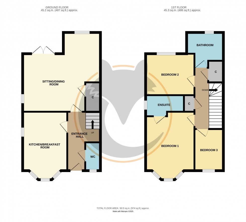 Floorplan for New Milton, Hampshire
