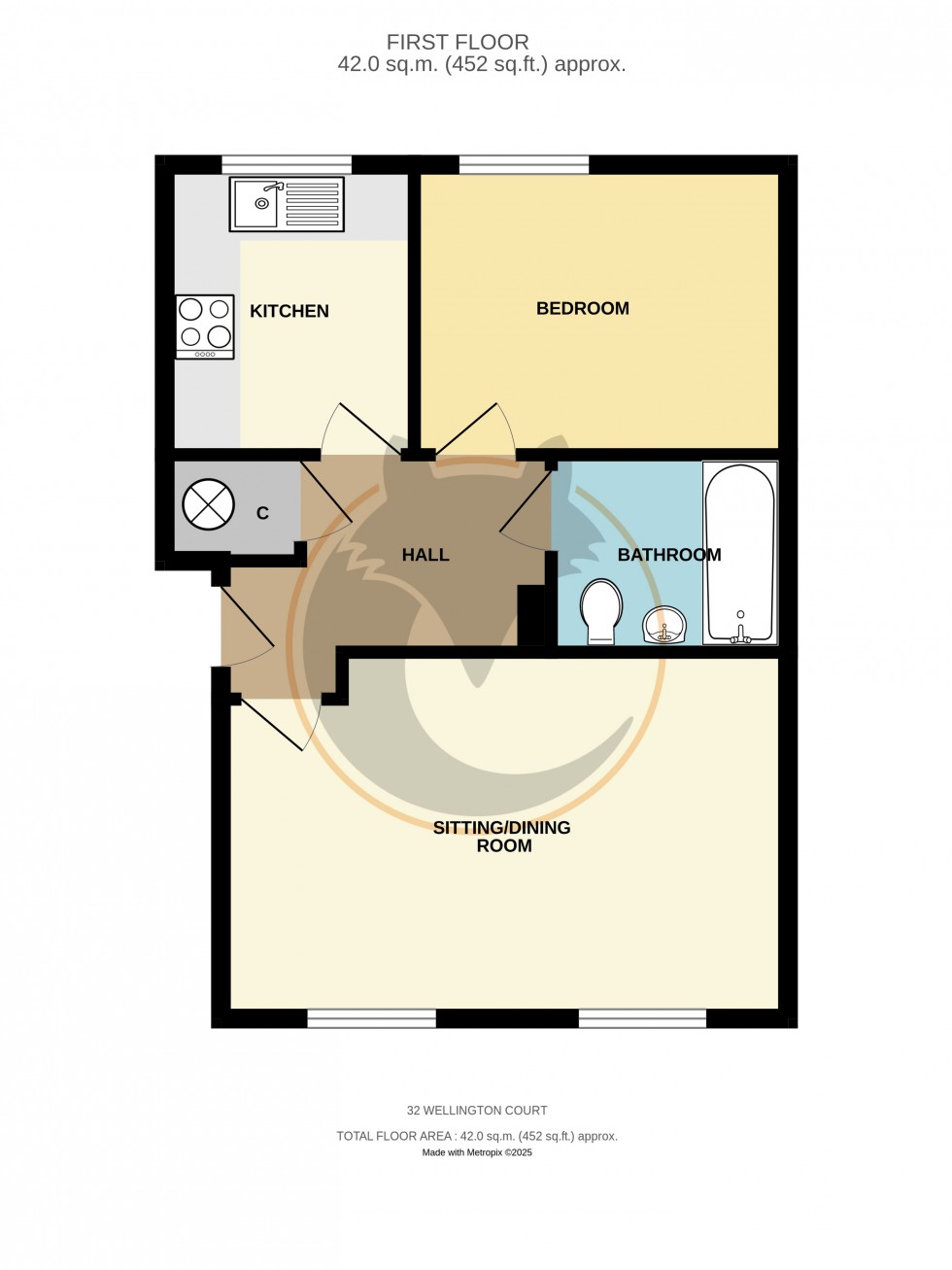 Floorplan for New Milton, Hampshire