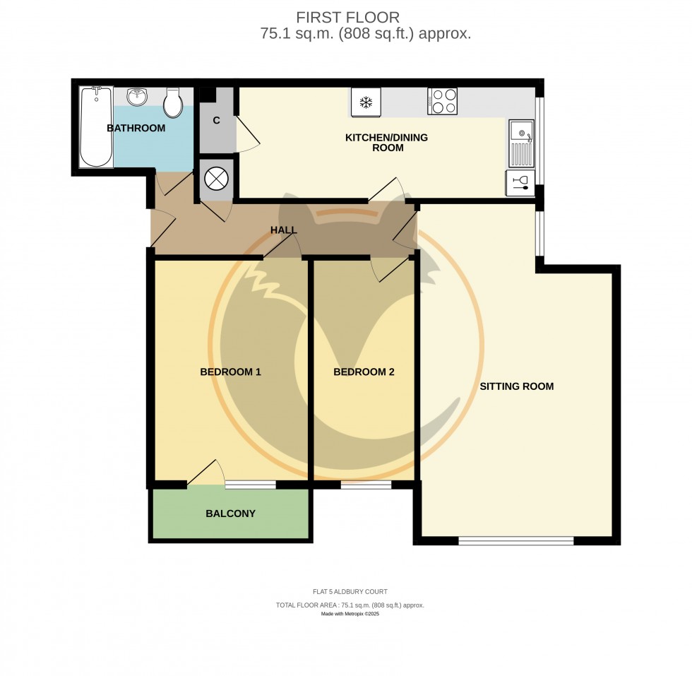 Floorplan for Barton on Sea, New Milton, Hampshire