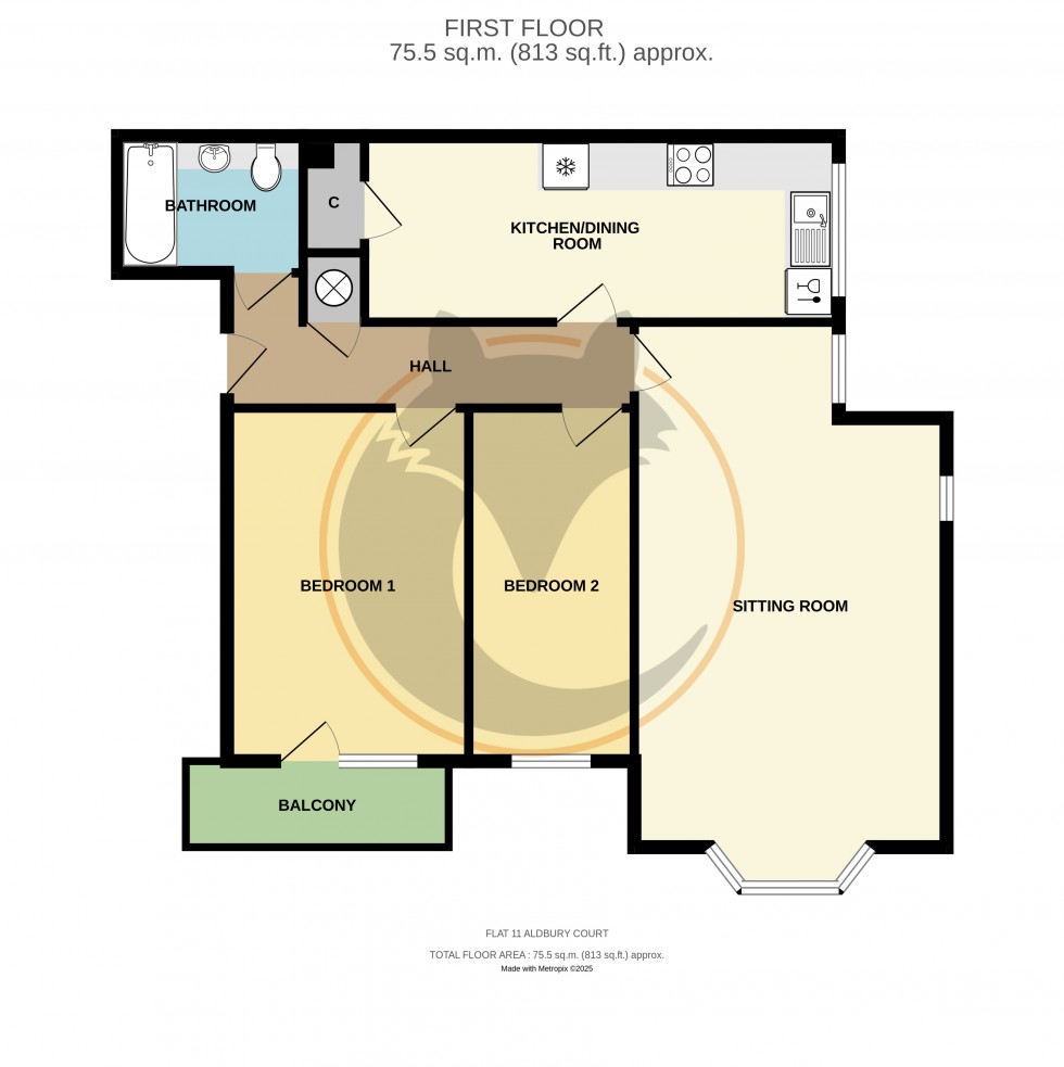 Floorplan for Barton on Sea, New Milton, Hampshire