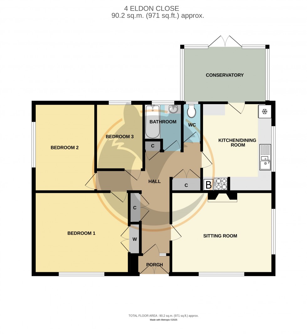 Floorplan for Barton on Sea, New Milton, Hampshire