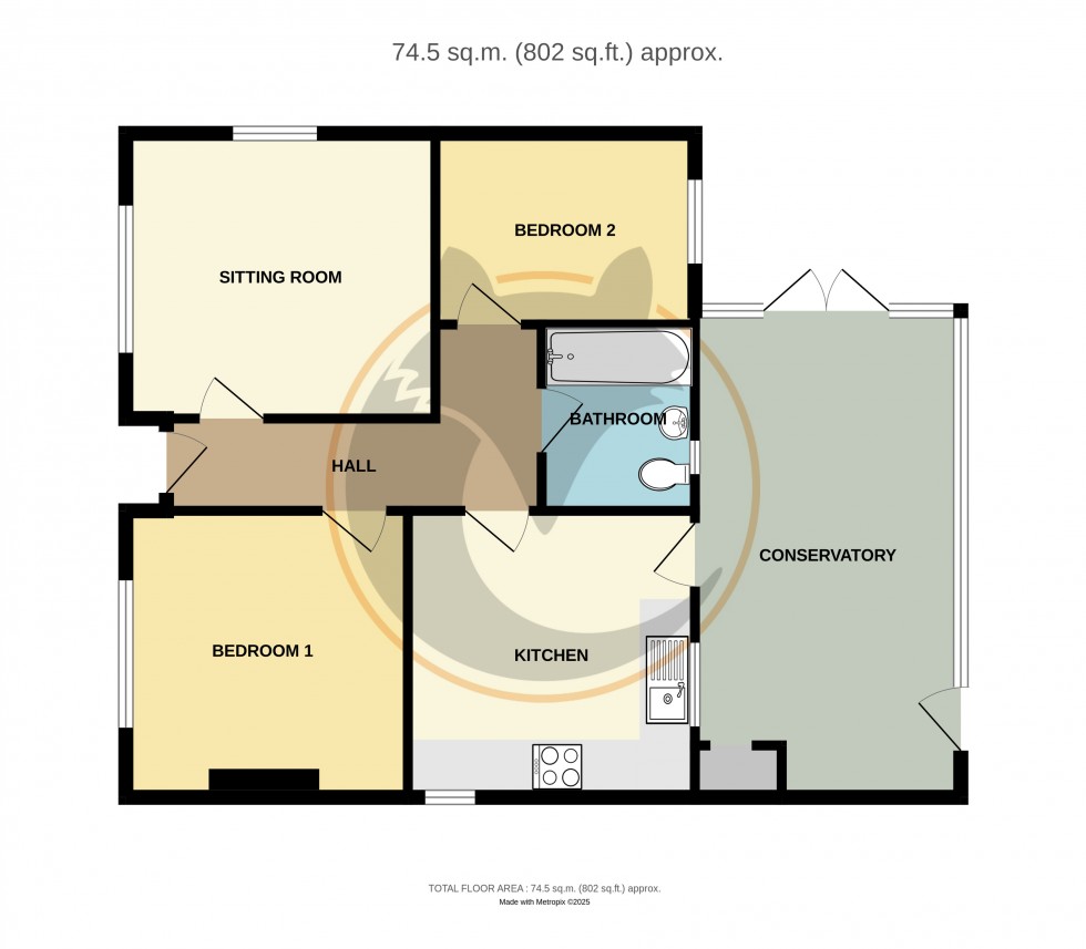 Floorplan for Bransgore, Christchurch, Dorset