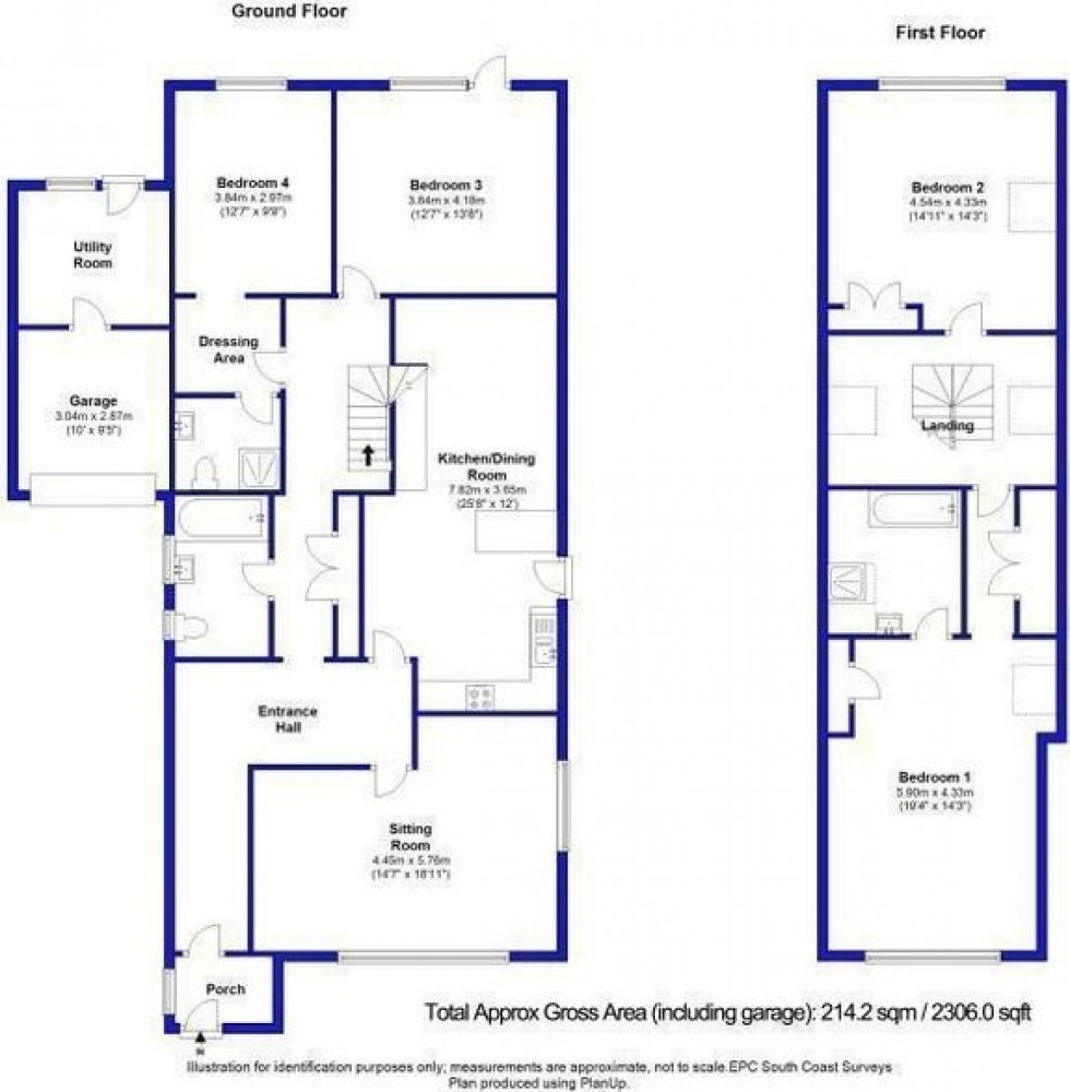 Floorplan for Walkford, Christchurch, Dorset