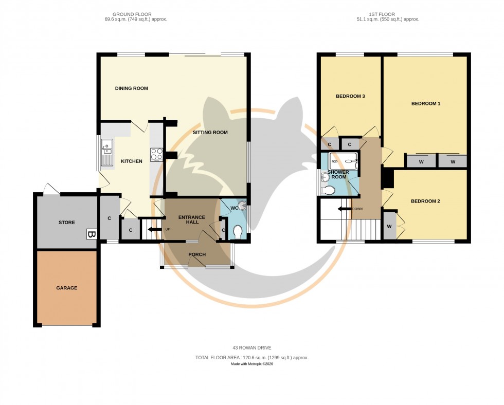 Floorplan for Christchurch, Dorset