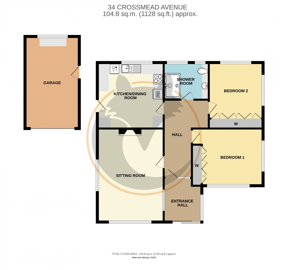 Floorplan for New Milton, Hampshire