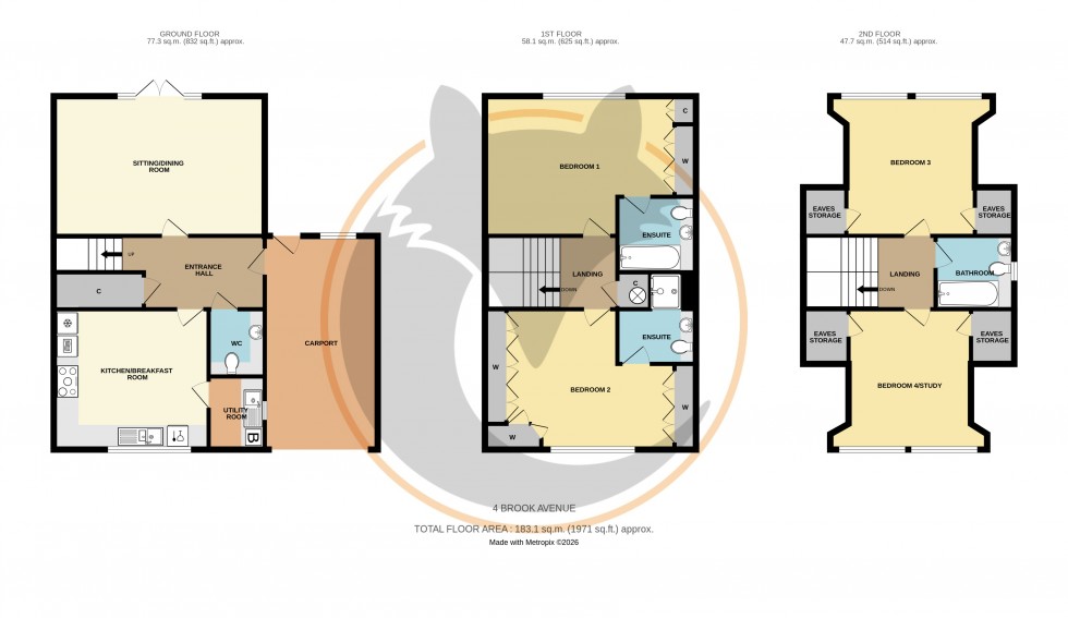 Floorplan for New Milton, Hampshire
