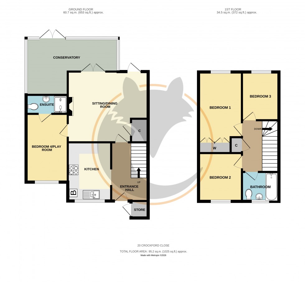 Floorplan for New Milton, Hampshire