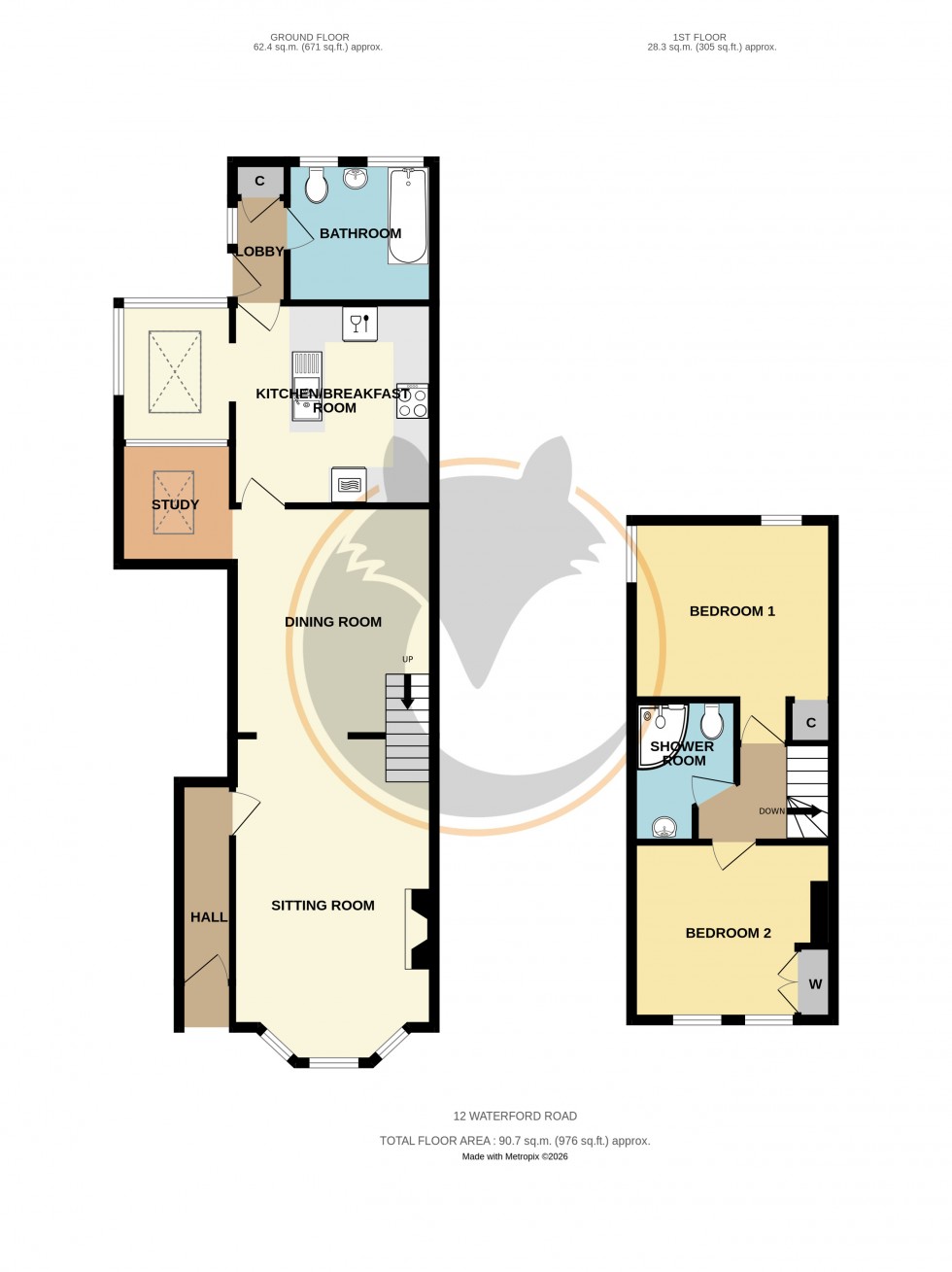 Floorplan for New Milton, Hampshire